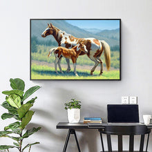 Load image into Gallery viewer, Diamond Painting - Full Round - Horse Grassland (40*30cm)