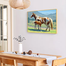 Load image into Gallery viewer, Diamond Painting - Full Round - Horse Grassland (40*30cm)