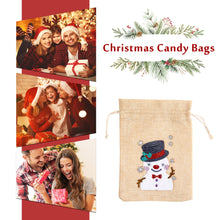 Load image into Gallery viewer, 5D DIY Diamond Painting Christmas Linen Gift Bag Cartoon Home Decor