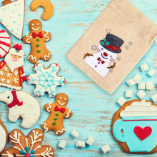 Load image into Gallery viewer, 5D DIY Diamond Painting Christmas Linen Gift Bag Cartoon Home Decor