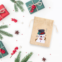 Load image into Gallery viewer, 5D DIY Diamond Painting Christmas Linen Gift Bag Cartoon Home Decor