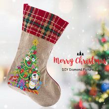 Load image into Gallery viewer, Diamond Painting Christmas Stockings DIY Xmas Mosaic Making Kit