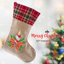 Load image into Gallery viewer, Diamond Painting Christmas Stockings DIY Xmas Mosaic Making Kit
