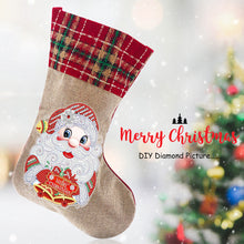 Load image into Gallery viewer, Diamond Painting Christmas Stockings DIY Xmas Mosaic Making Kit