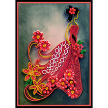 Load image into Gallery viewer, Diamond Painting - Partial Special -  Quilling paper painting (30*40cm)