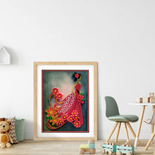 Load image into Gallery viewer, Diamond Painting - Partial Special -  Quilling paper painting (30*40cm)
