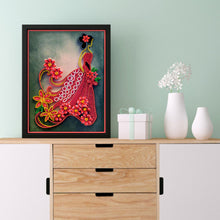 Load image into Gallery viewer, Diamond Painting - Partial Special -  Quilling paper painting (30*40cm)