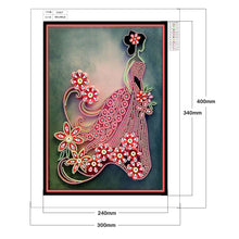 Load image into Gallery viewer, Diamond Painting - Partial Special -  Quilling paper painting (30*40cm)