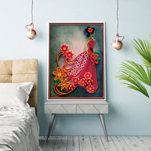 Load image into Gallery viewer, Diamond Painting - Partial Special -  Quilling paper painting (30*40cm)
