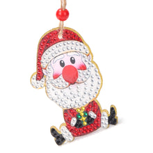 Load image into Gallery viewer, Christmas Diamond Drill Dots Painting Crystal Xmas Trees Pendant