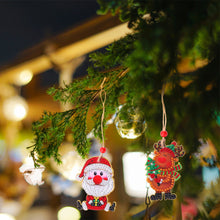 Load image into Gallery viewer, Christmas Diamond Drill Dots Painting Crystal Xmas Trees Pendant