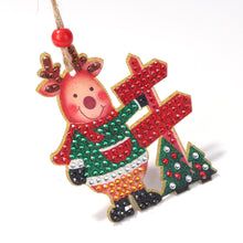 Load image into Gallery viewer, Christmas Diamond Drill Dots Painting Crystal Xmas Trees Pendant