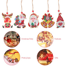 Load image into Gallery viewer, Christmas Diamond Drill Dots Painting Crystal Xmas Trees Pendant