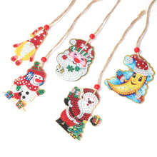 Load image into Gallery viewer, Christmas Diamond Drill Dots Painting Crystal Xmas Trees Pendant
