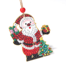 Load image into Gallery viewer, Christmas Diamond Drill Dots Painting Crystal Xmas Trees Pendant