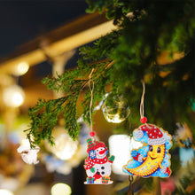 Load image into Gallery viewer, Christmas Diamond Drill Dots Painting Crystal Xmas Trees Pendant