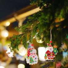 Load image into Gallery viewer, Christmas Diamond Drill Dots Painting Crystal Xmas Trees Pendant