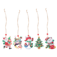 Load image into Gallery viewer, Christmas Diamond Drill Dots Painting Crystal Xmas Trees Pendant