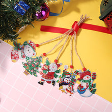 Load image into Gallery viewer, Christmas Diamond Drill Dots Painting Crystal Xmas Trees Pendant