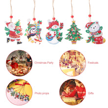 Load image into Gallery viewer, Christmas Diamond Drill Dots Painting Crystal Xmas Trees Pendant