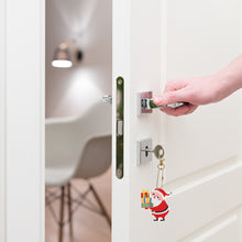Load image into Gallery viewer, 8pcs DIY Acrylic Full Special Drill Diamond Christmas Keychain Kits