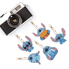 Load image into Gallery viewer, 8pcs DIY Acrylic Full Special Drill Diamond Stitch Keychain Kits