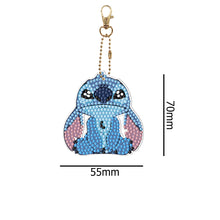 Load image into Gallery viewer, 8pcs DIY Acrylic Full Special Drill Diamond Stitch Keychain Kits