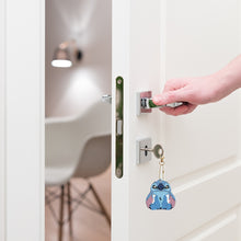 Load image into Gallery viewer, 8pcs DIY Acrylic Full Special Drill Diamond Stitch Keychain Kits