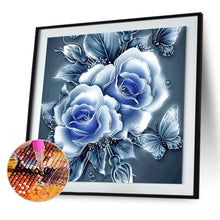 Load image into Gallery viewer, Round Diamond Painting - Full Round -  Butterfly flowers (30*30cm)