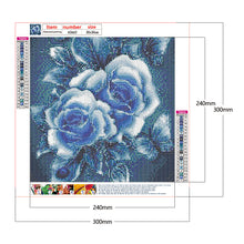 Load image into Gallery viewer, Round Diamond Painting - Full Round -  Butterfly flowers (30*30cm)
