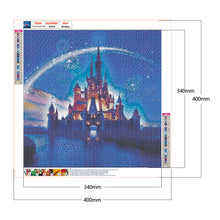 Load image into Gallery viewer, Diamond Painting - Full Round - Castle fireworks (40*40cm)