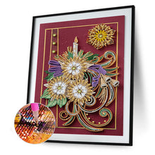 Load image into Gallery viewer, Diamond Painting - Partial Special -  Quilling paper painting (30*40cm)
