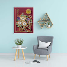 Load image into Gallery viewer, Diamond Painting - Partial Special -  Quilling paper painting (30*40cm)