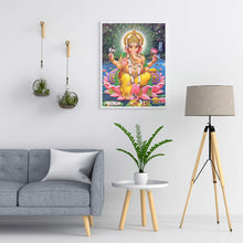 Load image into Gallery viewer, Round Diamond Painting - Full Round -  Buddha elephant (30*40cm)