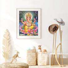 Load image into Gallery viewer, Round Diamond Painting - Full Round -  Buddha elephant (30*40cm)