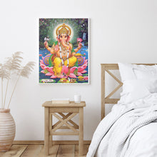 Load image into Gallery viewer, Round Diamond Painting - Full Round -  Buddha elephant (30*40cm)