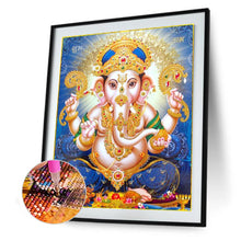 Load image into Gallery viewer, Round Diamond Painting - Full Round -  Buddha elephant (30*40cm)
