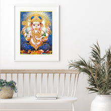 Load image into Gallery viewer, Round Diamond Painting - Full Round -  Buddha elephant (30*40cm)
