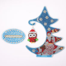 Load image into Gallery viewer, Luminous Christmas Tree DIY Special Shaped Diamond Painting Ornaments Kit