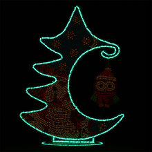 Load image into Gallery viewer, Luminous Christmas Tree DIY Special Shaped Diamond Painting Ornaments Kit