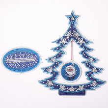 Load image into Gallery viewer, Luminous Christmas Tree DIY Special Shaped Diamond Painting Ornaments Kit
