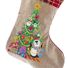 Load image into Gallery viewer, 2 x Diamond Painting Christmas Stockings DIY Xmas Mosaic Making Kit