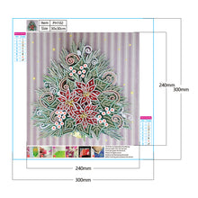 Load image into Gallery viewer, Diamond Painting - Full Special -  Painted Christmas Tree on Paper (30*30cm)