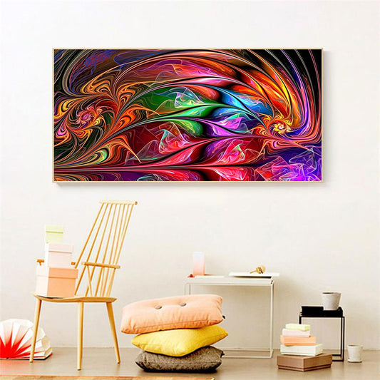 Diamond Painting - Full Round - Colored light (80*40cm)