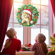 Load image into Gallery viewer, DIY Hanging Diamond Painting Wreath Door Embroidery Mosaic Garland