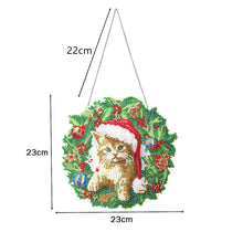 Load image into Gallery viewer, DIY Hanging Diamond Painting Wreath Door Embroidery Mosaic Garland