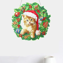 Load image into Gallery viewer, DIY Hanging Diamond Painting Wreath Door Embroidery Mosaic Garland