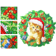 Load image into Gallery viewer, DIY Hanging Diamond Painting Wreath Door Embroidery Mosaic Garland