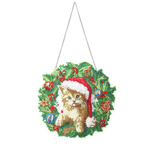Load image into Gallery viewer, DIY Hanging Diamond Painting Wreath Door Embroidery Mosaic Garland
