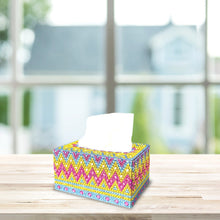 Load image into Gallery viewer, 5D DIY Diamond Painting Square Tissue Box Kit Handmade Tissue Dispenser
